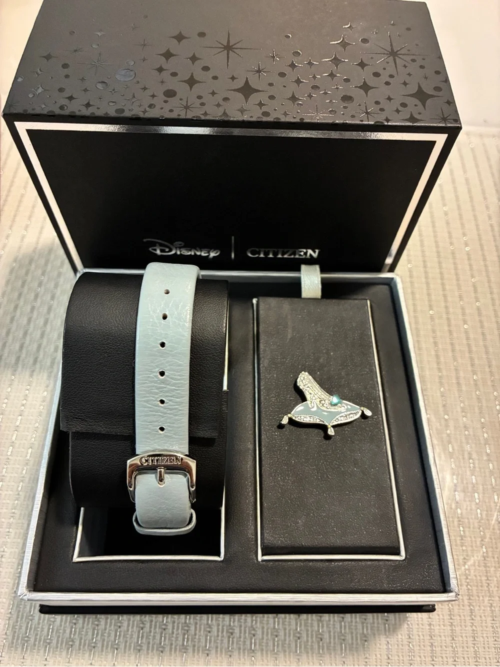 Citizen Women's Watch with Light Blue Strap and Silver Accents